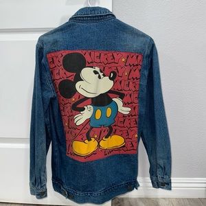Disney/Mickey oversized denim jacket